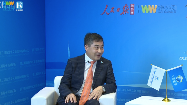 【海外网专访】王运丰接受《人民日报》海外版访问 畅谈新媒体发展理念