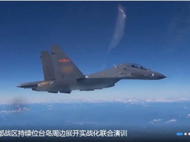 東部戰區：解放軍8日繼續在台灣周邊海空域軍演