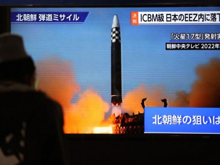 北韓發射一枚遠程彈道導彈